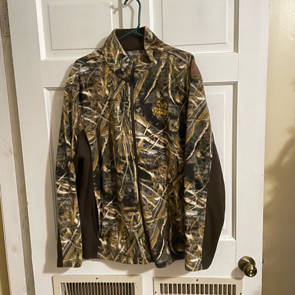 Realtree MAX5 Fleece Full-Zip Camo Jacket